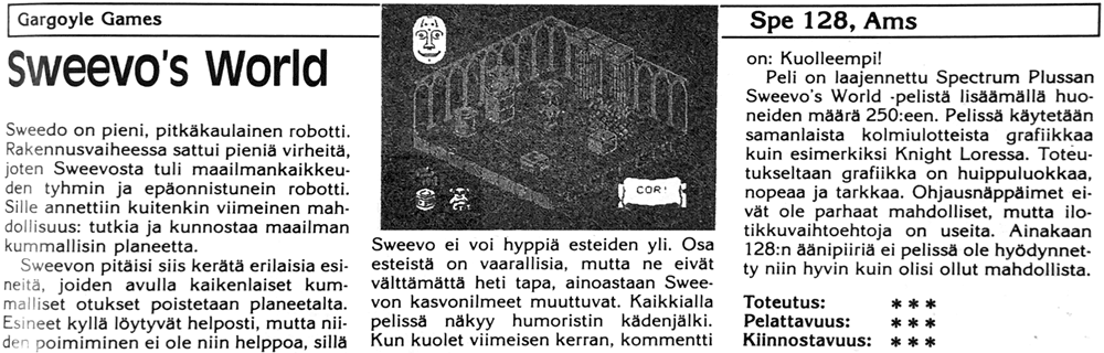 Sweevo's World